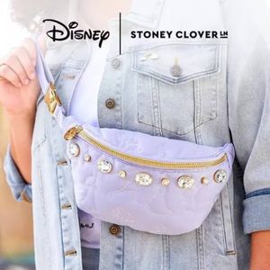 Stoney Clover Disney Princess Royal Treatment Purple Jeweled Fanny Pack Belt Bag